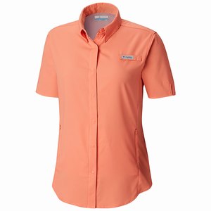 Columbia PFG Tamiami™ II Shortärmad Skjorta Dam Rosa (EOKNF7932)